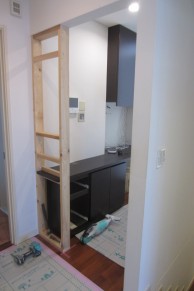 間仕切り壁及びドアの新設で暖房効果UP! 間仕切り壁及びドアの新設で暖房効果UP!